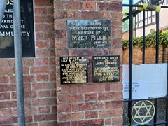Portsmouth Synagogue plaques