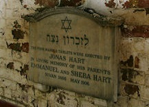Plaques to Hart, Wolverhampton Jewish Cemetery