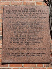 York Massacre plaque